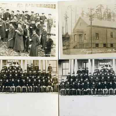 2. Fort Casey gymnasium; 3&4. 149th Co. C.A.C. Fort Casey