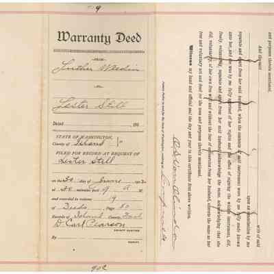 Warranty Deed - Luther Weedin to Lester Still