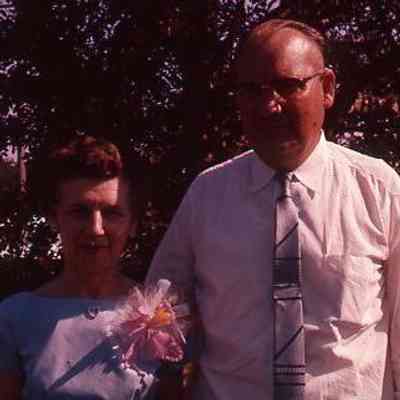 Cloyce and Agnes Spangler: Aug 1958
