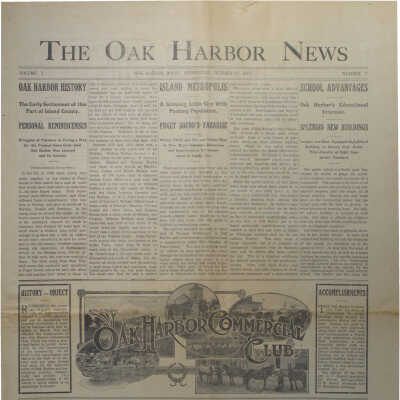 Oak Harbor News Oct. 11, 1911