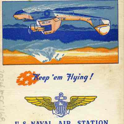 NAS Whidbey "Keep 'em Flying" Matchbook