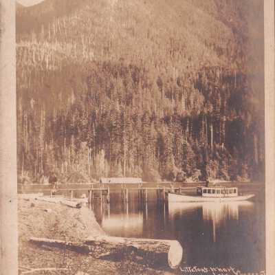 Littetons Wharf, Lake Crescent Wash: Origsize: 3.5x5.5; Origformat: Print-Photographic