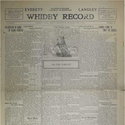 Whidbey Record - May 6, 1926