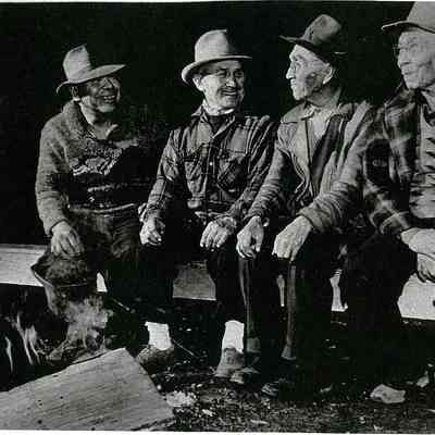 Native Canoes and carvers