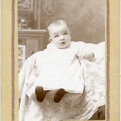 Photograph, unidentified Watson baby. See info in photo description. Acc. # 2019.024.076