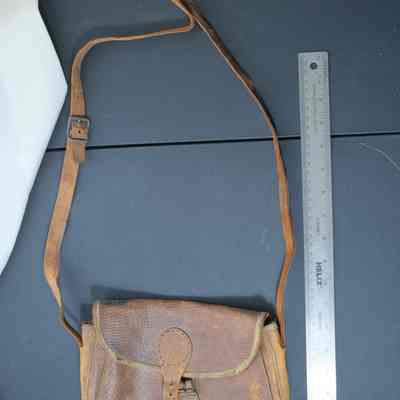 Brown Leather Crossbody Bag
