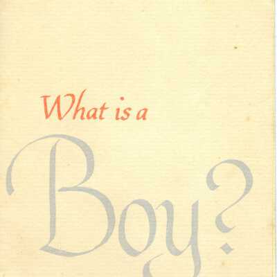 "What is a Boy?"