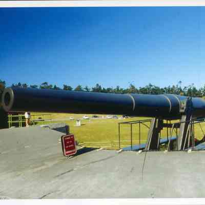 Disappearing Rifle at Fort Casey