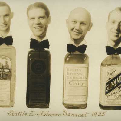 Seattle Embalmer's Banquet Postcard