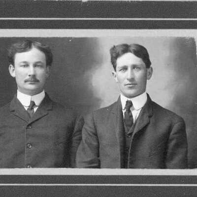 Photograph, Harry Smith and Gus Venager. Acc. # 2019.018.170