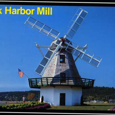 Oak Harbor Windmill Postcard