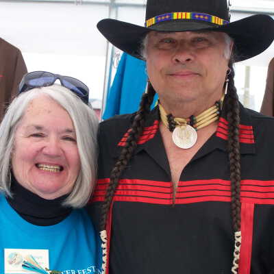 Benye Weber and Lou LaBombard