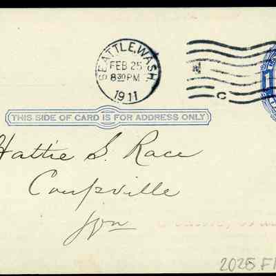 City Treasurer's Notice -- Hattie Swift Race, 1911