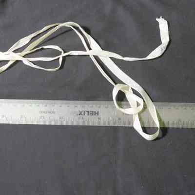 White silk Ribbon