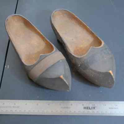 503a - wooden shoes from SE Asia: Sadie Morse Davis