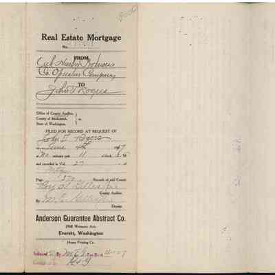 Real Estate Mortgage - Oak Harbor Producers Co-Operative Co., John T. Rogers