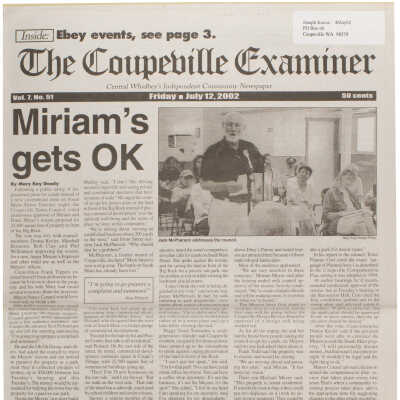 Coupeville Examiner, July 12, 2002