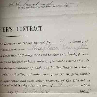 Teacher Contracts for Silver Lake District #4 Teachers