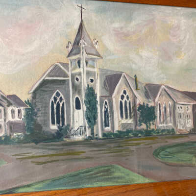 Methodist Church painting