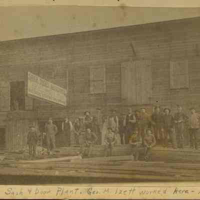 Seattle Sash & Door Plant - George M. Izett worked here about 1890