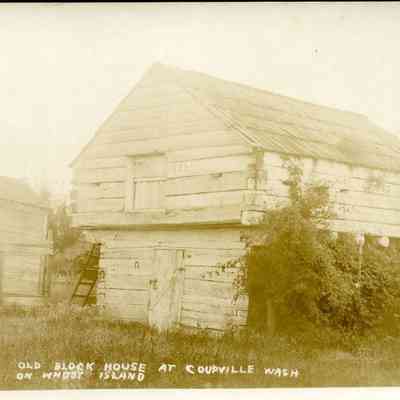 Alexander Blockhouse (Old Block House at Coupeville Wash. on Whdby Island)