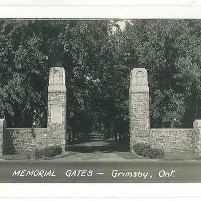 Memorial Gates, Queens Lawn Cemetery Grimsby, Ont