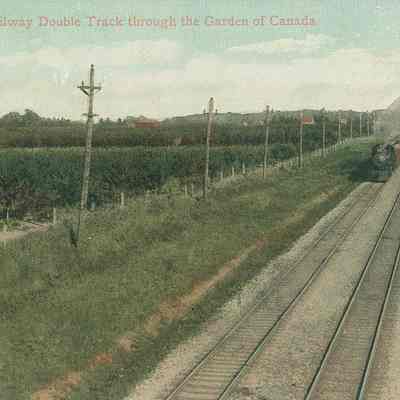Grand Trunk Railway Double Track through the Garden of Canada