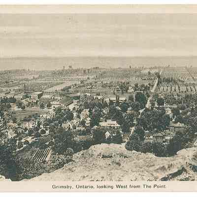 Grimsby looking west from The Point