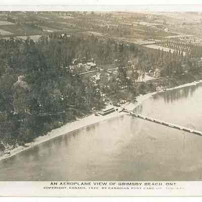 Aeroplane View Of Grimsby Beach