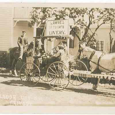Lawre's Livery wagon float