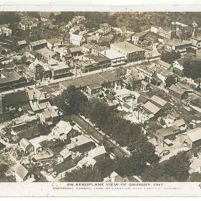 1920 Aeroplane View Of Grimsby