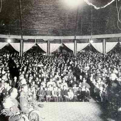 Interior of Temple at Grimsby Beach