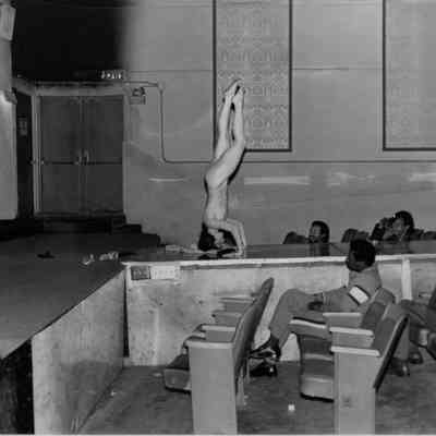 Los Angeles (Nude Woman Standing on Her Head)