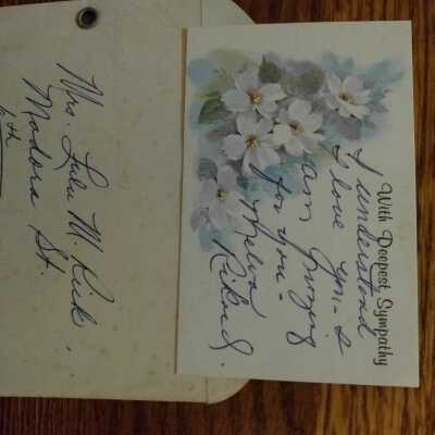 Card, Mourning