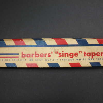 Box, Barber Singe Tapers