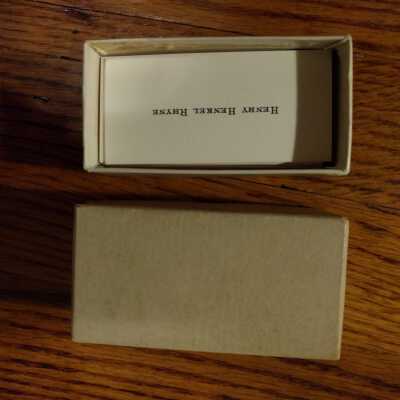 Card, Calling
