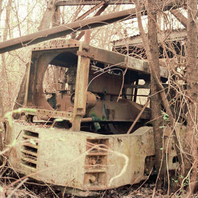 Abandoned Kendrick Brick Train