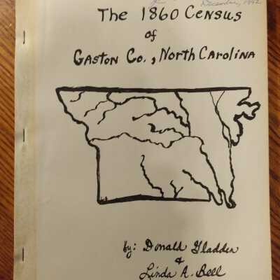 The 1860 Census of Gaston County, NC