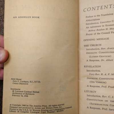 The Documents of Vatican II 1963-1965