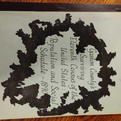 Gaston County's Surviving Eleventh Census of the United States: Population and Social Schedule 1890