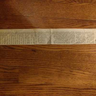 Clipping, Newspaper