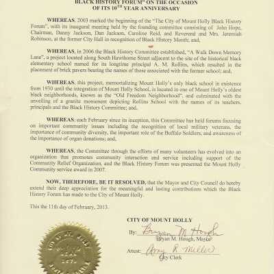 Proclamation