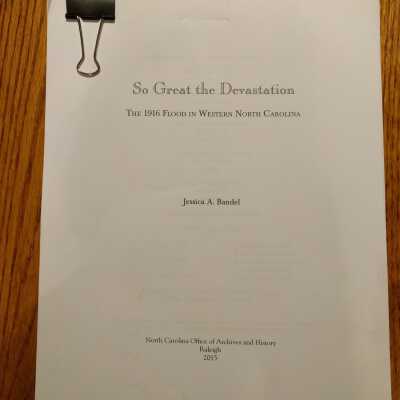 So Great the Devestation - The Flood in Western North Carolina
