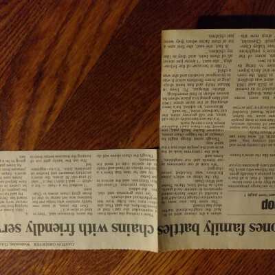 Clipping, Newspaper