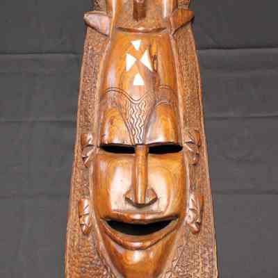 Long Wooden Mask