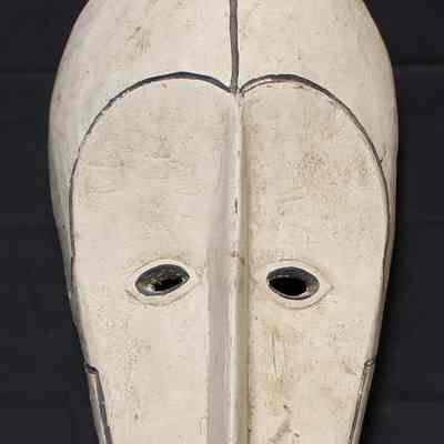 Long White Mask