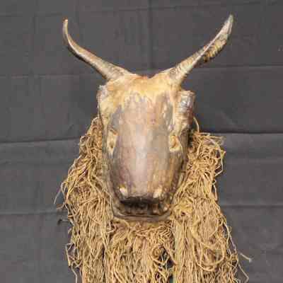 Animal Head Mask with Horns