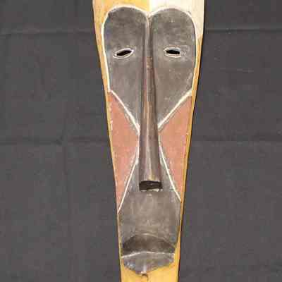 Long multicolored mask