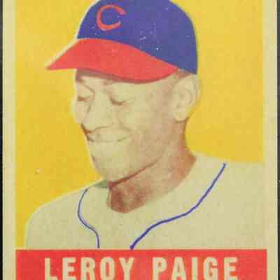 1949 Satchel Paige - Leaf Gum Co - Card 8