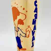 "Perga" — paraffined-paper disposable cup, "CARNAVAL" design